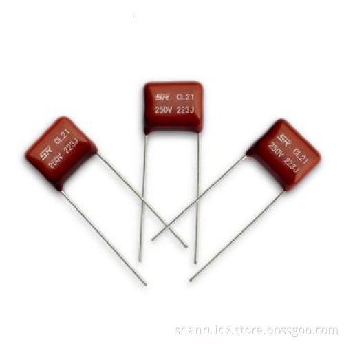 825J 250V metallized polyester capacitor for energy-saving lights, with high quality